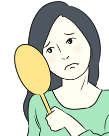 悩み続ける女性